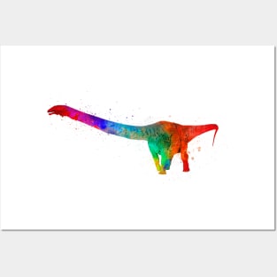 Apatosaurus in watercolor Posters and Art